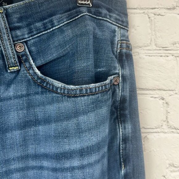 Lucky Brand Men’s 221 Straight Jeans Denim Distressed Size 34x34 - Picture 4 of 13